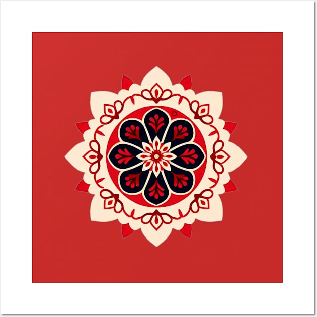 Chinese mandala chinese new year Wall Art by grappict